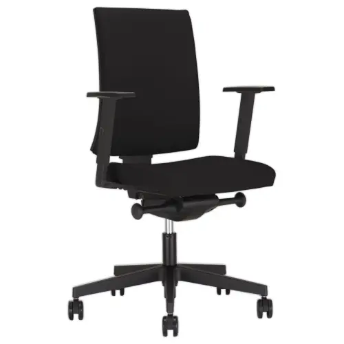 Si&egrave;ge Navigo synchrone - tissu coque noir accotoirs 2D mont&eacute;s 