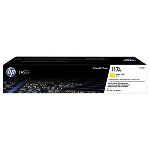 HP 117A W2072A toner jaune - HP 