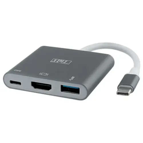 Adaptateur multiports - Type C vers HDMI/ USB 3.1 / Type C PD2 - T'NB