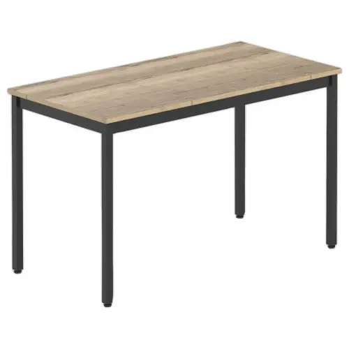 Table modulaire rectangulaire 120 x 60chêne veiné / noir