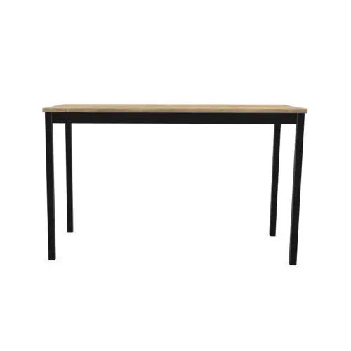 Table modulaire rectangulaire 120 x 60chêne veiné / noir