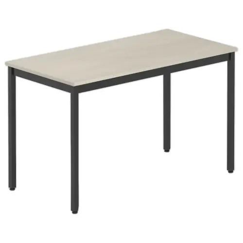 Table modulaire rectangulaire 120 x 60 acacia / noir