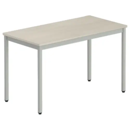Table modulaire rectangulaire 120 x 60 acacia / alu