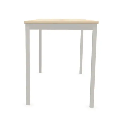 Table modulaire rectangulaire 120 x 60 acacia / alu