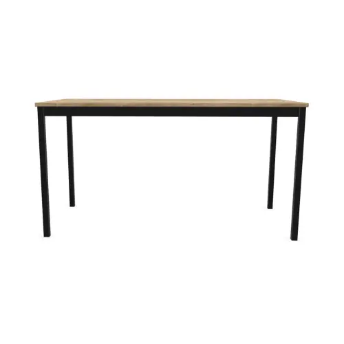 Table modulaire rectangulaire 140 x 70chêne veiné / noir