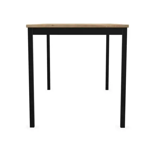 Table modulaire rectangulaire 140 x 70chêne veiné / noir