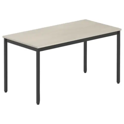 Table modulaire rectangulaire 140 x 70 acacia / noir 