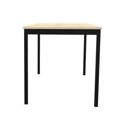 Table modulaire rectangulaire 140 x 70 acacia / noir 