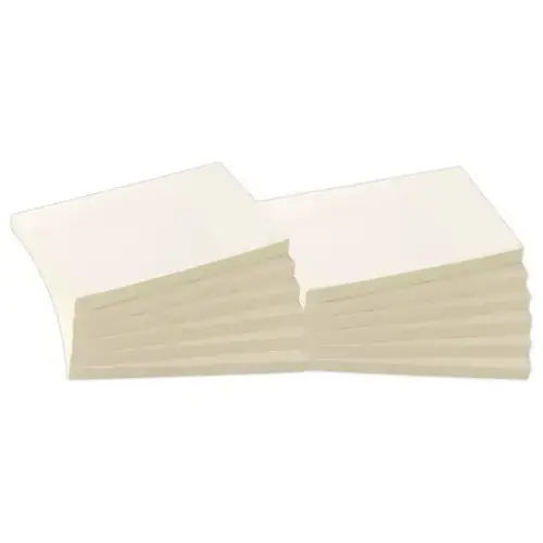 12 Blocs notes repositionnables recycl&eacute;es - 7,6 x 12,7 cm - FIDUCIAL OFFICE SOLUTIONS 