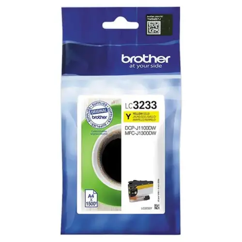 Cartouche BROTHER LC3233Y jaune 