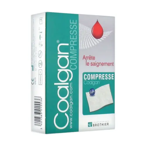 5 Compresses hémostatiques