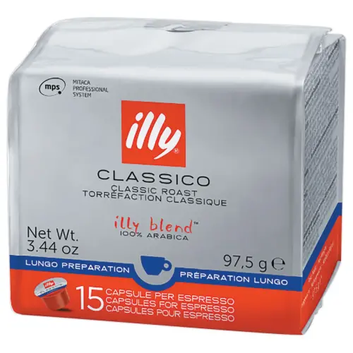 15 Capsules Illy pour Espresso Classique lungo - Compatibles Nespresso 