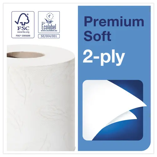 42 Rouleaux de papier toilette doux Premium - Tork