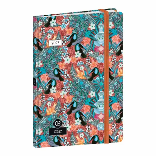 Agenda semainier Catalina - 16x24cm - Décembre à décembre - QUO VADIS