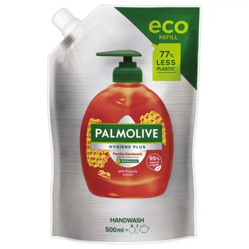 Recharge de savon liquide Palmolive Hygi&egrave;ne plus 500ml antibact&eacute;rienne 