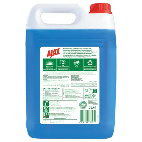 Nettoyant pour intérieurs et vitres AJAX bidon 5l