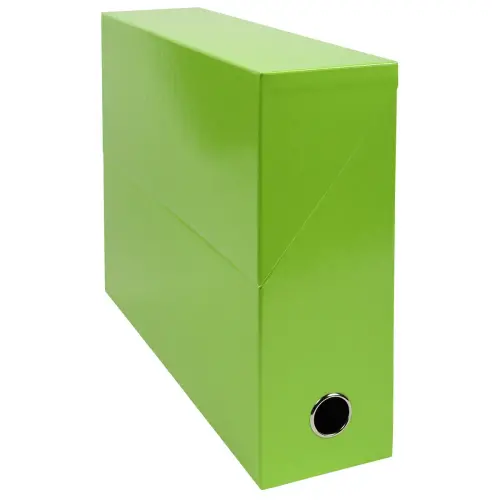 Boîte classement IDERAMA - A4 - dos 9 cm - vert clair - EXACOMPTA
