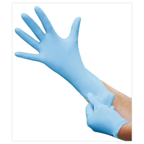 100 Gants en nitrile non poudrés - Taille S - Environnements sensibles