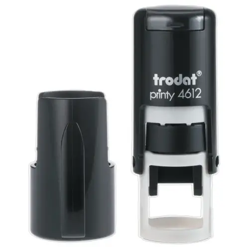 Timbre personnalisable Printy 4612 - Noir - &Oslash; 12 mm - 2 caract&egrave;res max. 