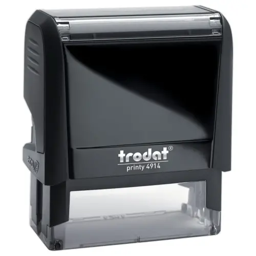Timbre personnalisable Printy 4914 - Noir - 64x 26 mm - 6 lignes - TRODAT