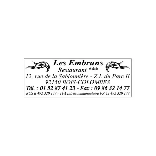 Timbre personnalisable Printy 4915 - Noir - 70x25 mm - TRODAT 