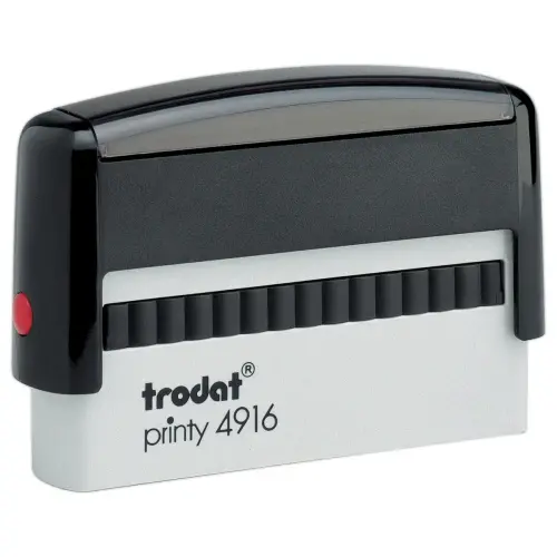 Timbre Printy personnalisable 4916 - Noir - 70 x 10 mm - 2 lignes max