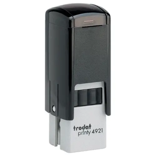 Timbre Printy personnalisable 4921 - Noir - 12 x 12 mm - 3 lignes max. 