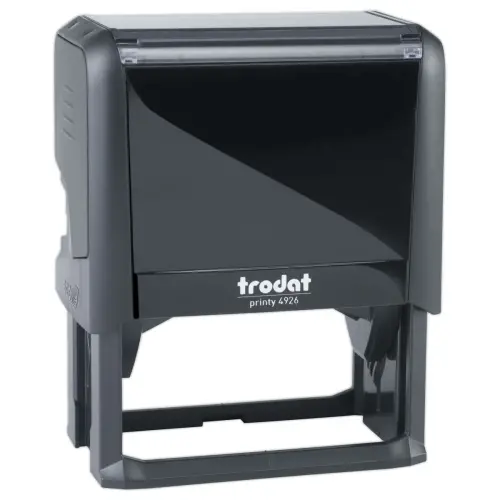 Timbre personnalisable Printy 4926 - Noir - 75x 38 mm - 9 lignes max. 