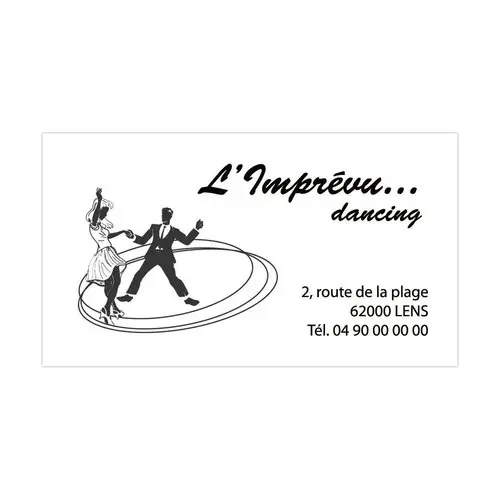 Timbre personnalisable Printy 4926 - Boîtier bleu - Encre noire - 75x 38 mm - 9 lignes max.