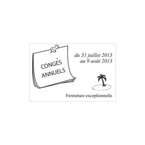 Timbre personnalisable Printy 4927 - Boitier gris - Encre noire - 60 x 40 mm - 10 lignes max.