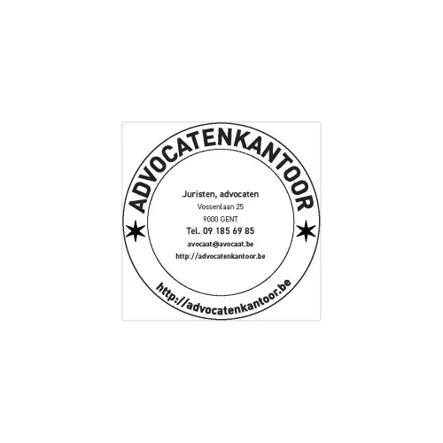 Timbre Printy personnalisable 46045 - Bo&icirc;tier rouge - Encre noire - &Oslash;45 mm - 8 lignes max 