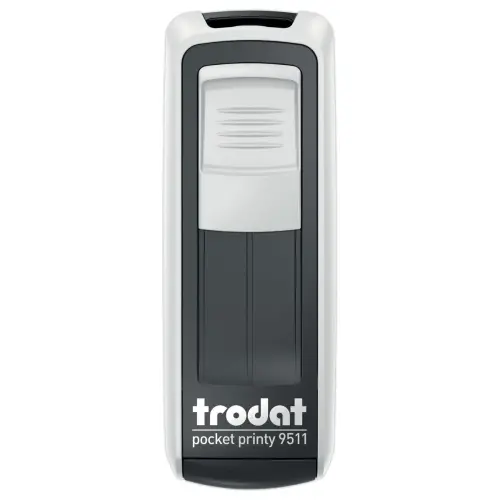 Timbre mobile personnalisable Printy 9511 - Boitier blanc - Encre noire - 38 x 14 mm - 4 lignes max