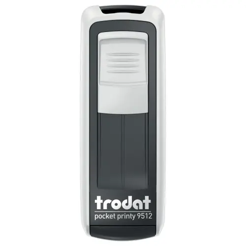 Timbre mobile personnalisable Printy 9512 - Boitier blanc - Encre noire - 47 x 18 mm - 5 lignes max 
