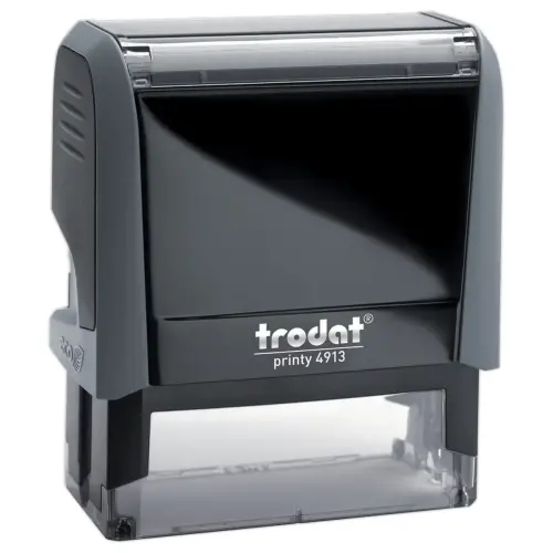 Timbre personnalisable 4913 - Encre noire - 58 x 22 mm - 6 lignes max - TRODAT 