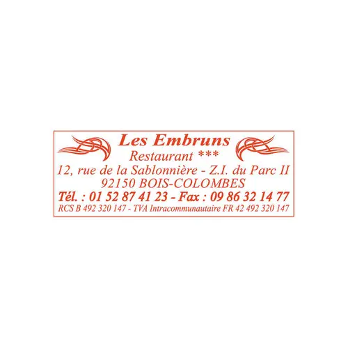 Timbre personnalisable Printy 4915 - Encre rouge - 70 x 25 mm - 7 lignes max.
