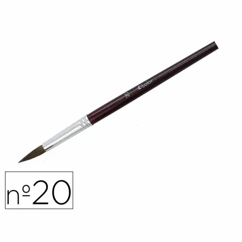 Pinceau gouache poil de poney n°20 O'color - lot de 10