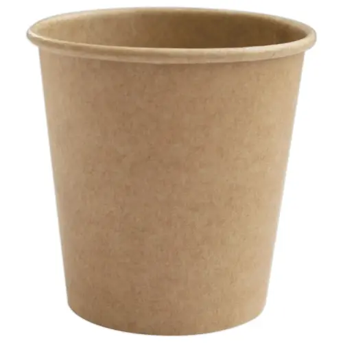 120 Gobelets bruns en carton kraft - 10 cl