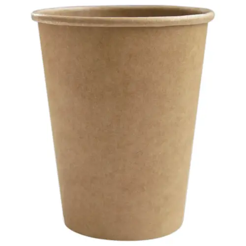 60 Gobelets en carton kraft brun - 25 cl