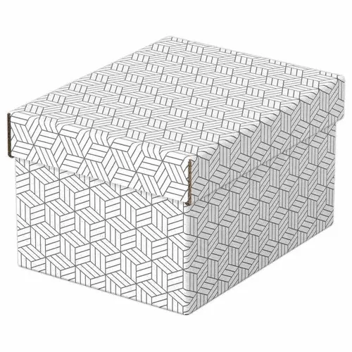 3 Boîtes de rangement Home - Taille S - Blanc - ESSELTE