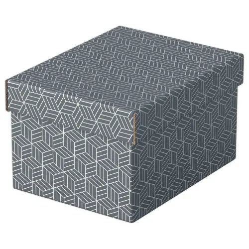 3 Bo&icirc;tes de rangement Home - Taille S - Gris - ESSELTE 