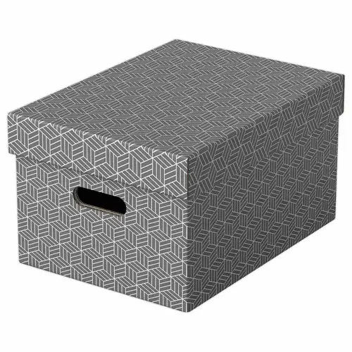 3 Boîtes de rangement Home - Taille M - Gris - ESSELTE