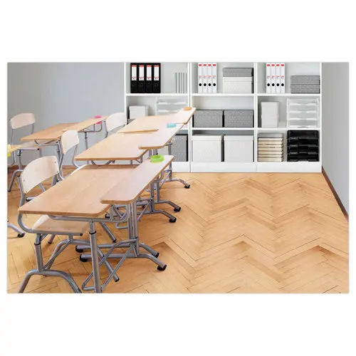 3 Bo&icirc;tes de rangement Home - Taille M basse - Blanc - ESSELTE 