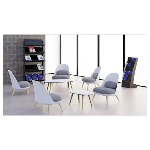 Fauteuil COCOON Blanc / Gris