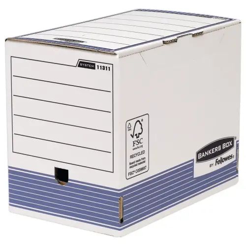10 Boîtes à archives automatiques Banker's box - Dos 20 cm - FELLOWES