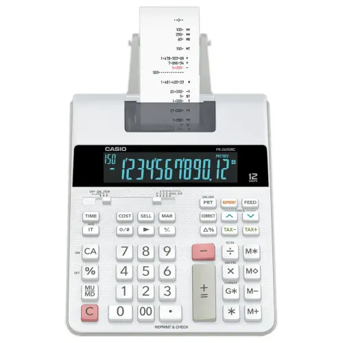 Calculatrice imprimante CASIO 2650RC 12 chiffres