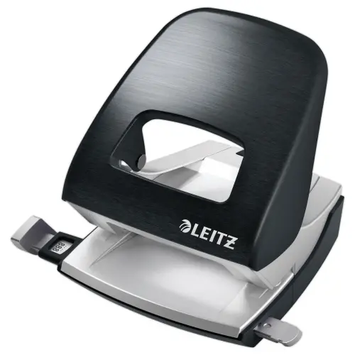 Perforateur blanc 2 trous coloré 30 feuilles - Noir - LEITZ