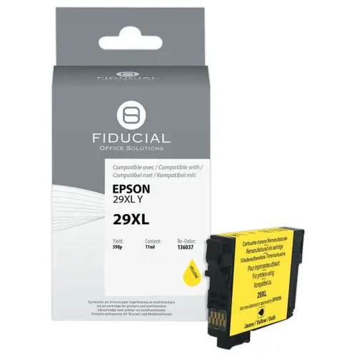 Cartouche d'encre remanufacturée éq. EPSON 29XL - Haute capacité - Jaune