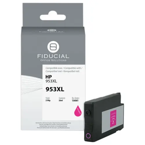 Cartouche d'encre remanufactur&eacute;e &eacute;q. HP 953XL - Haute capacit&eacute; - Magenta 