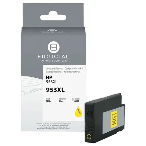 Cartouche d'encre remanufactur&eacute;e &eacute;q. HP 953XL - Haute capacit&eacute; - Jaune 