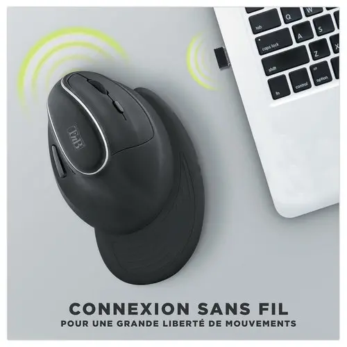 Souris sans fil ergonomique - Rechargeable - Droitier - T'nB 